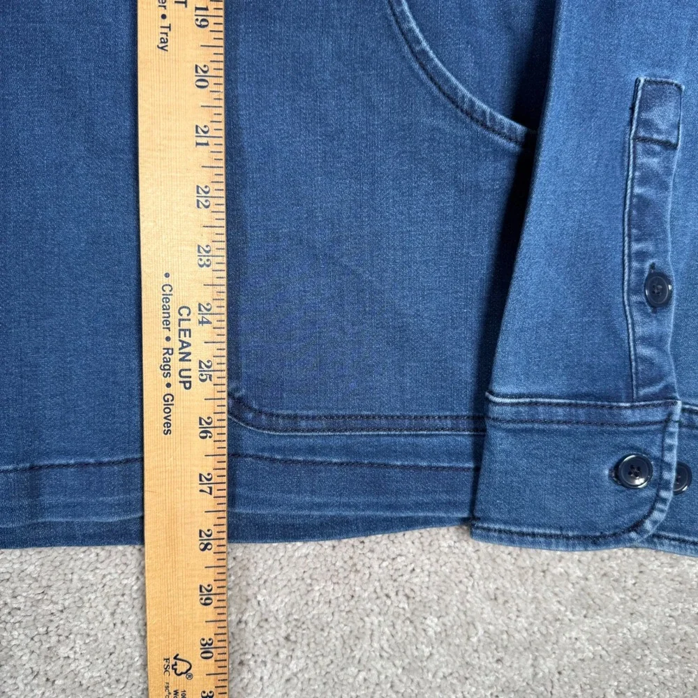 NWT Folk Nelson Men's XL Denim Chore Jacket Blue Corduroy Collar Workwear Coat